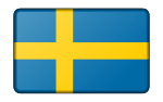 Flag of Sweden (bevelled)
